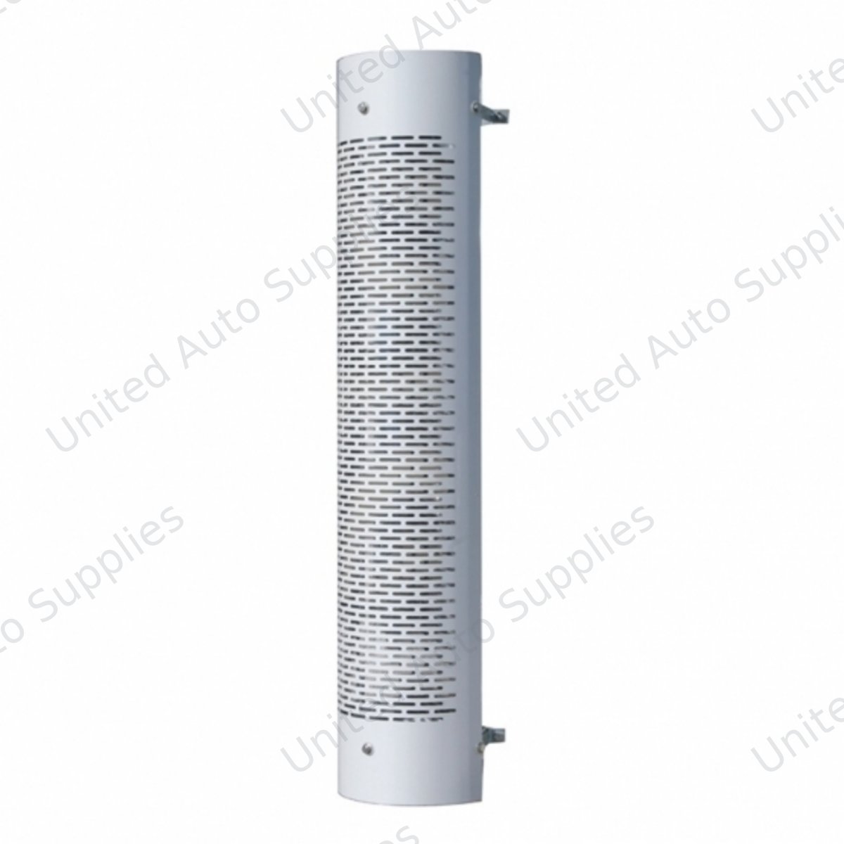 48" Tall 270 Degree Stainless Exhaust Muffler Shield For 10" Diameter Exhaust - Horizontal Slot