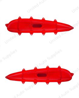 Tail Light Lens For 1959 Chevy Impala - L/H and R/H (2pcs)