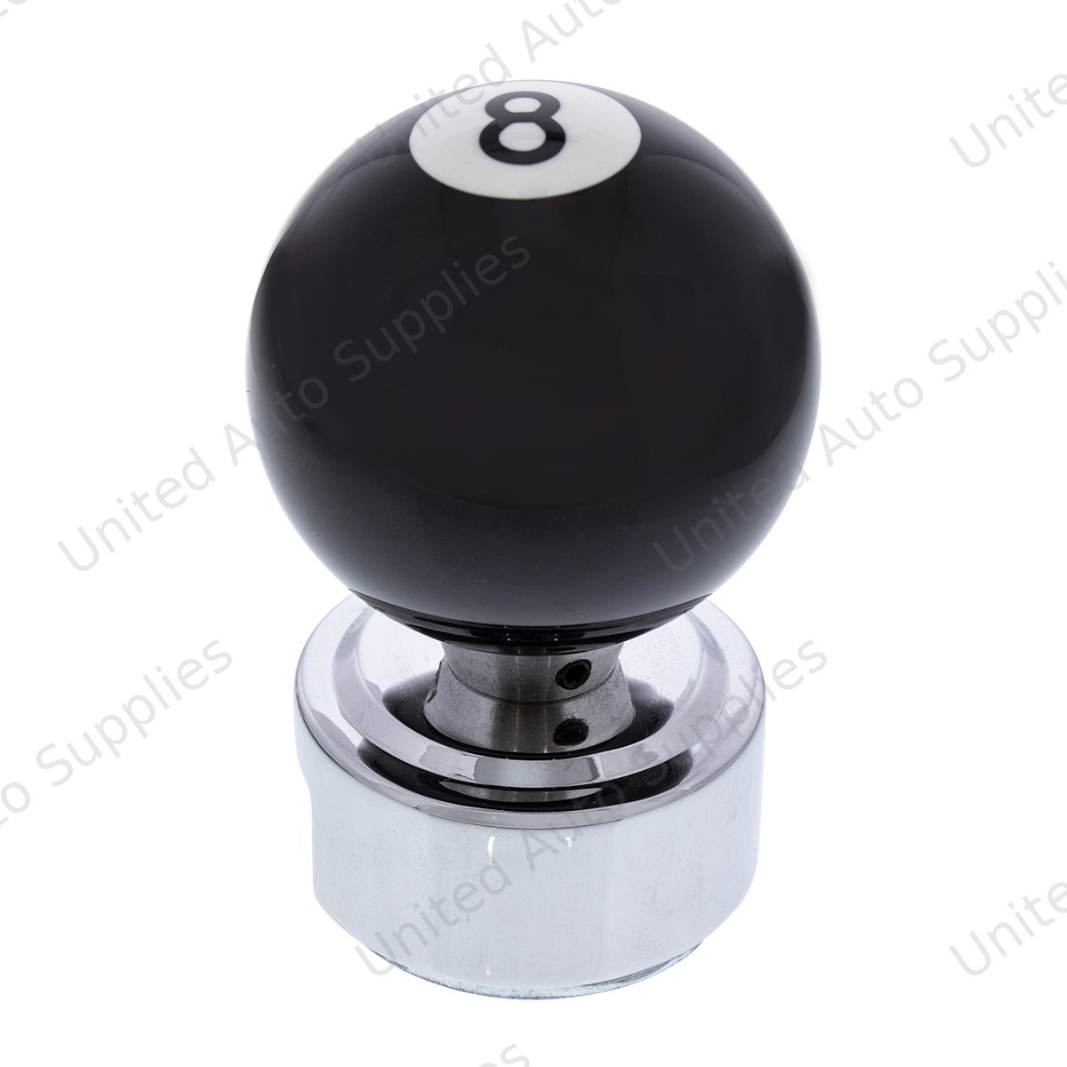 Number 8 Pool Ball Gearshift Knob For 13/15/18 Speed Eaton Style Shifters