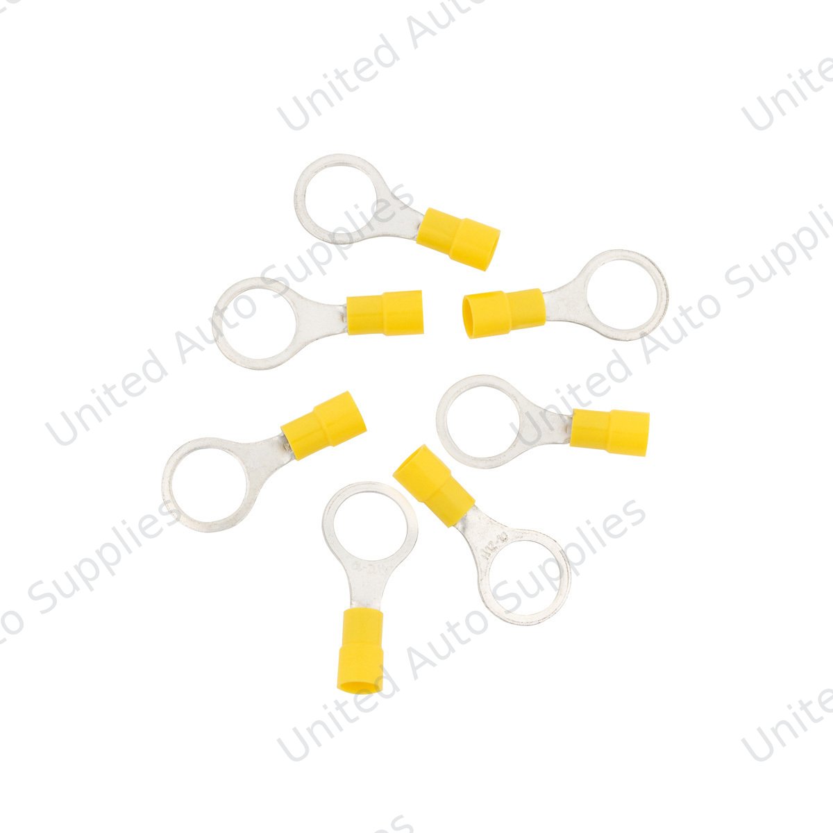 12-10 AWG 1/2" Stud Vinyl Ring Terminal (7-Pack)