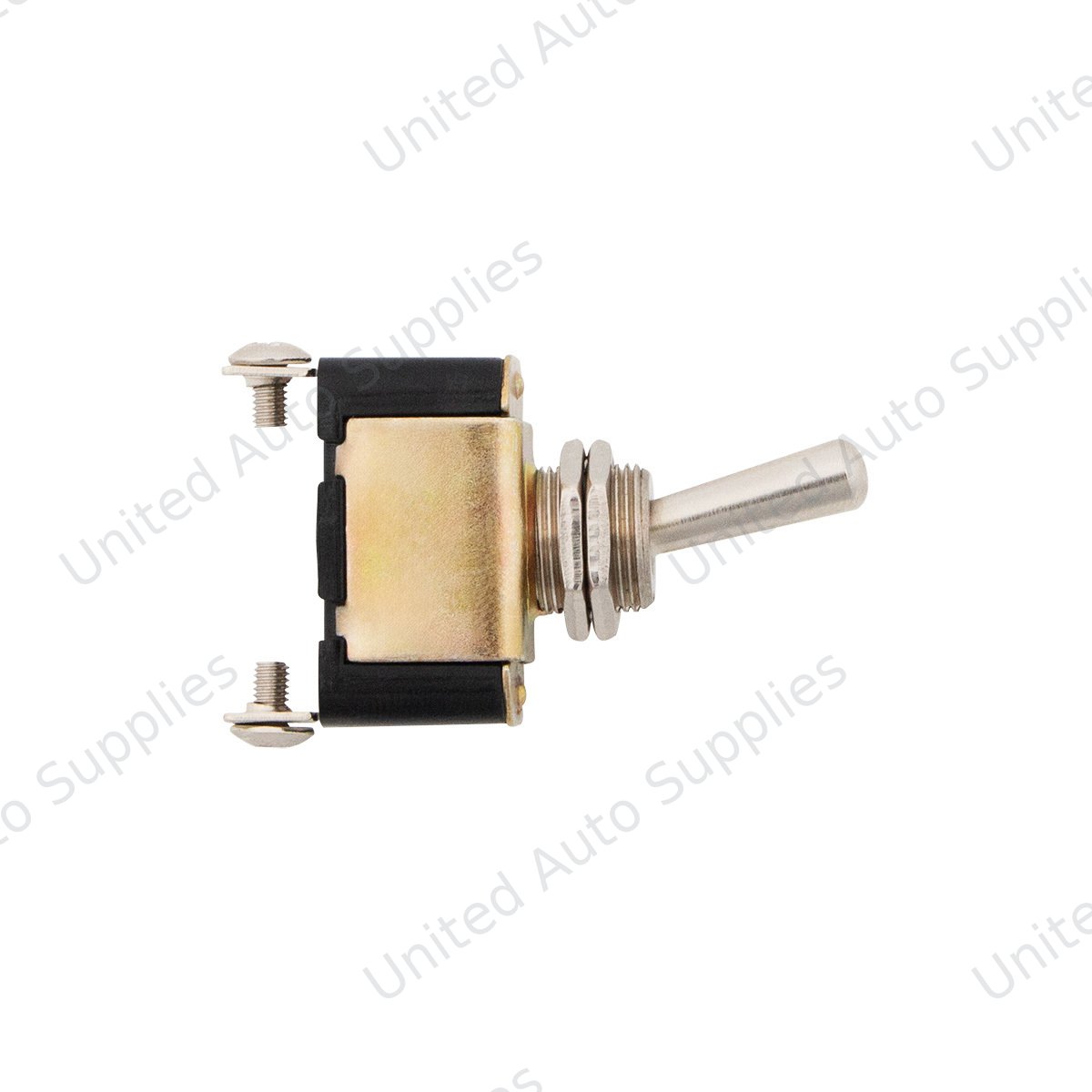 2 Pin, 10 Amp - 12V DC On-Off Metal Toggle Switch With 2 Screw Terminals