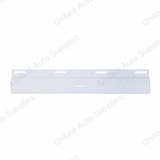 Stainless Top Mud Flap Plate - 17" Light Bar Cutout (Each)