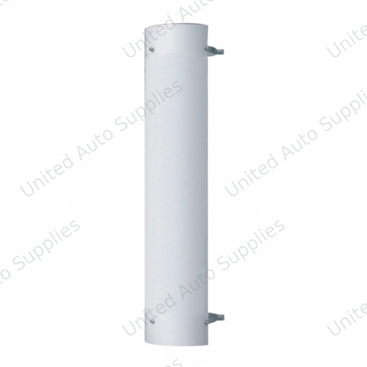 48" Tall 270 Degree Stainless Exhaust Muffler Shield For 9" Diameter Exhaust - Plain