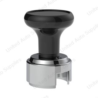 Thread-On Gearshift Knob & Adapter For Eaton Fuller Style 13/15/18 Shifter - Black