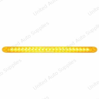 23 SMD LED 17-1/4" Reflector Turn Signal Light Bar Only - Amber LED/Amber Lens (Bulk)