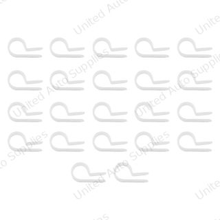 3/8" I.D. Natural Nylon Cable Clamps (22-Pack)