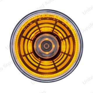 Abyss 4 LED 2.5" Round Clearance/Marker Light - Amber LED/Clear Lens