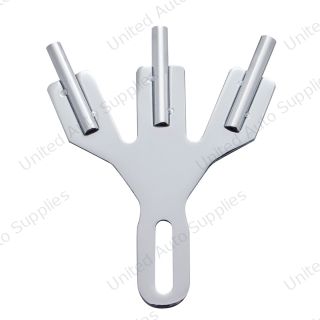 Stainless Steel 3-Post Flag Holder