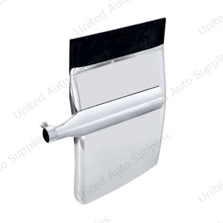 24" x 34" Stainless Quarter Fender Set - Triangle Bracket