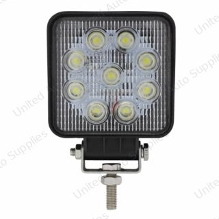 9 High Power LED Square Work Light - Flood