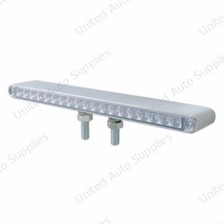 38 LED 12" Reflector Double Face Light Bar - Amber LED/Clear Lens