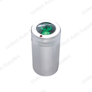 CB Knob With Green Crystal (2-Pack)