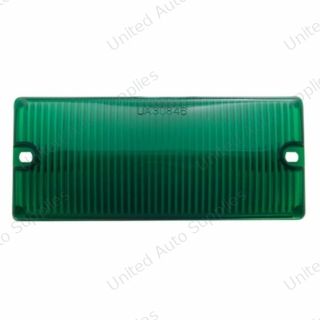 2-3/16" x 5-3/16" Door Light Lens - Green