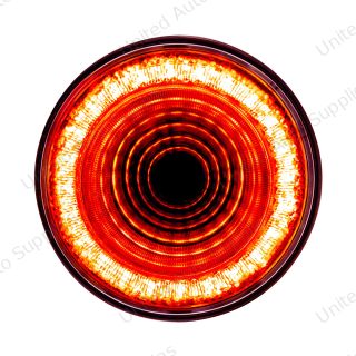 Mirage 24 LED 4" Round Stop/Turn/Tail Light - Red LED/Clear Lens (Bulk)