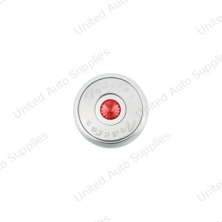 "Tractor" Deluxe Air Valve Knob - Red Crystal