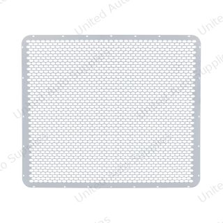 430 Stainless Grille Mesh For Peterbilt 379 With Extended Hood - Alternating Oval Holes