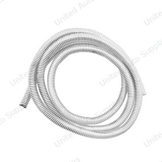 72" Long Chrome Wire Loom - 3/8" Diameter