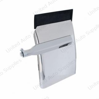 24" x 34" Deluxe Stainless Quarter Fender Set - Triangle Bracket