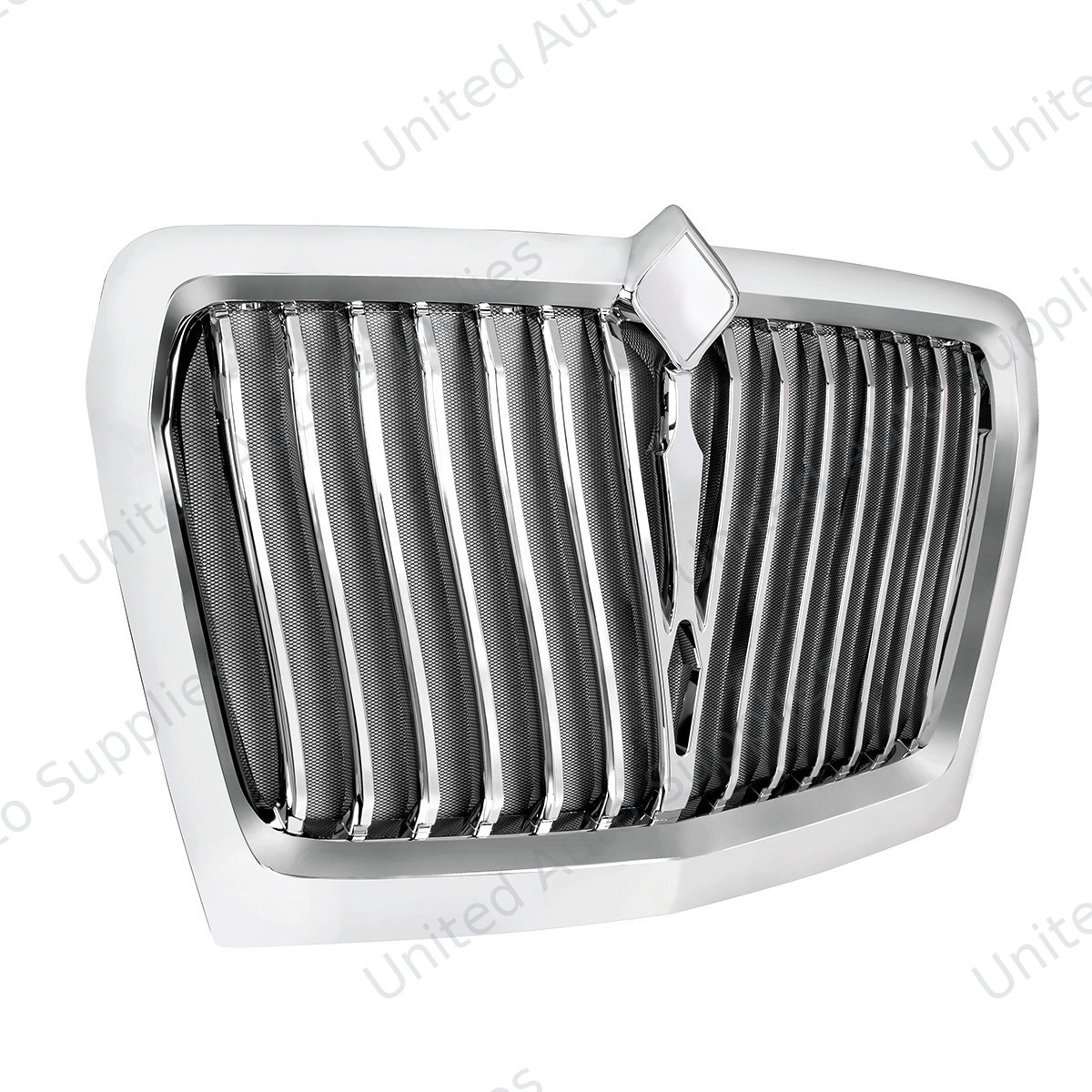 Chrome Curved Style Grille With Bug Screen For 2018-2026 International LT