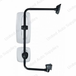 Chrome Non-Heated Mirror Assembly For Freightliner M2 - Passenger