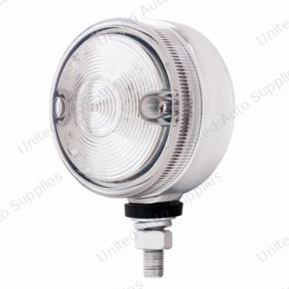 15 LED 3" Dual Function Single Face Light - Amber LED/Clear Lens