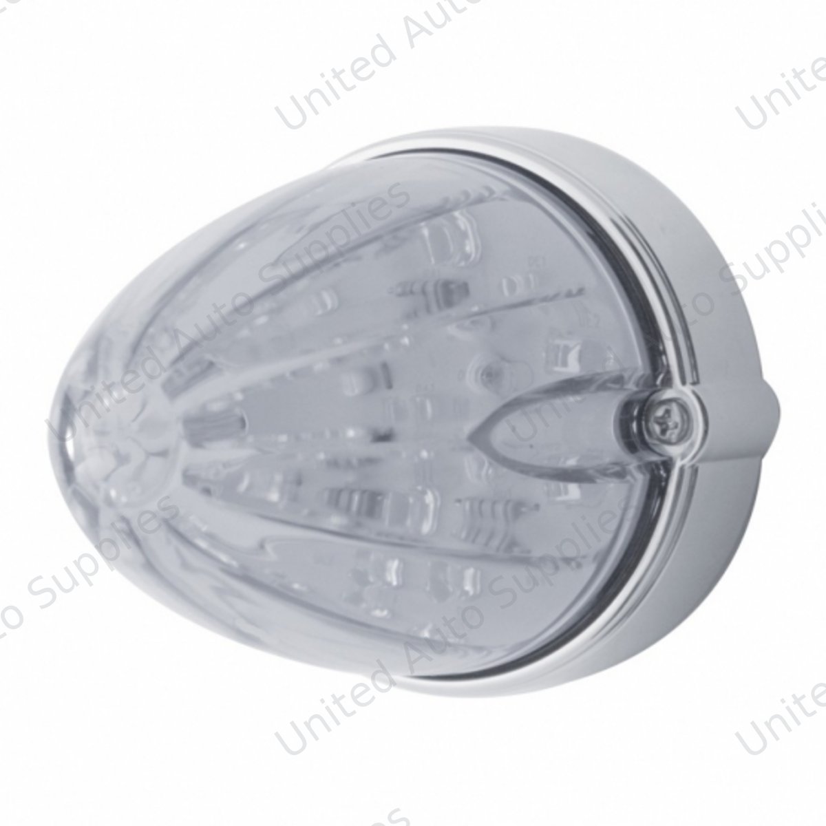 19 LED Watermelon Grakon 1000 Flush Mount Kit - Amber LED/Clear Lens
