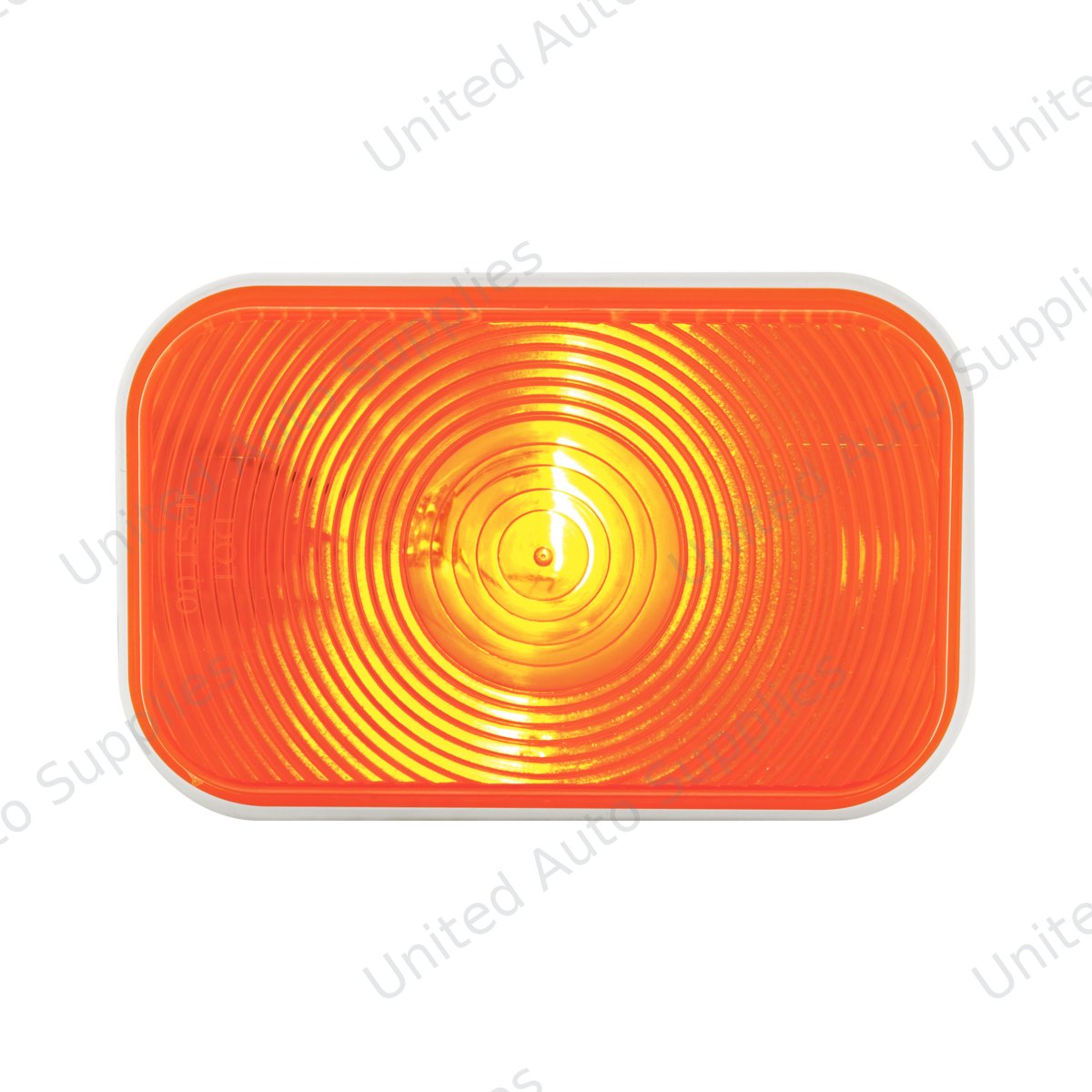 Rectangular Turn Signal Light - Amber Lens (Each)