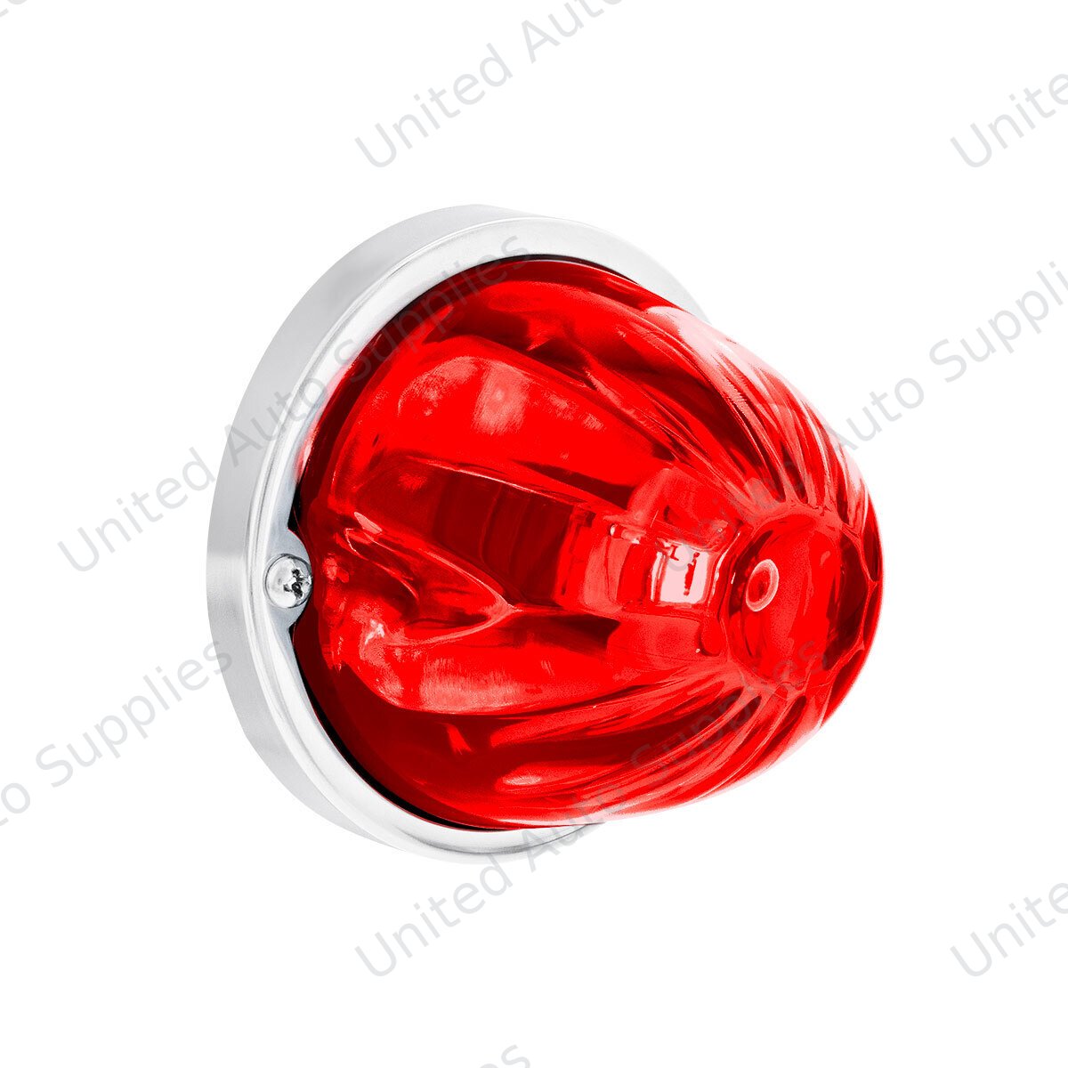 UltraBurst Glass Watermelon Light Flush Mount Kit-Red LED/Red Lens
