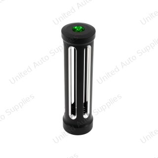 M30X3.5 Thread-On Sonoma Gearshift Knob-Dark Green Crystal/Matte Black