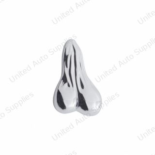 Chrome Low-Hanging Balls Accent 2.5"