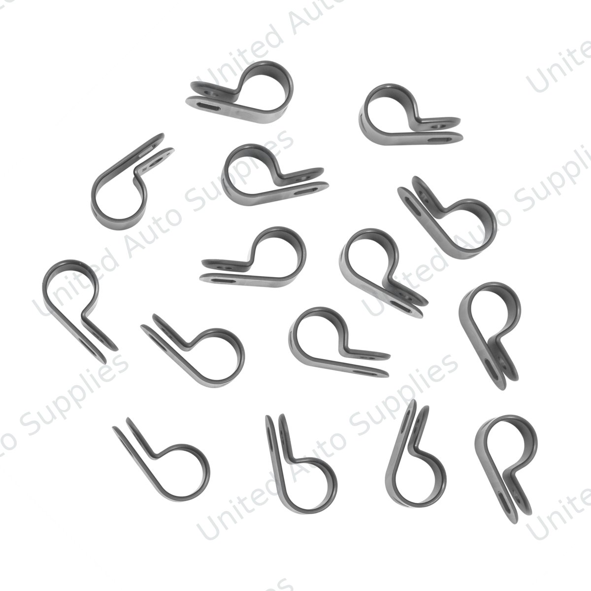 1/2" Black Nylon Cable Clamp (15-Pack)
