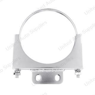 6" Chrome Cab Exhaust Clamp For Peterbilt