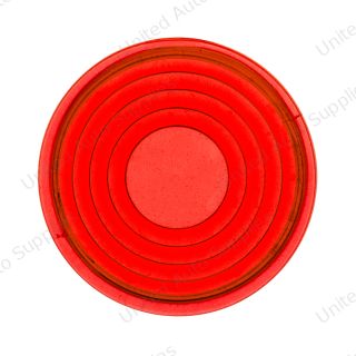 Round Map Light Lens For 2006+ Peterbilt - Red