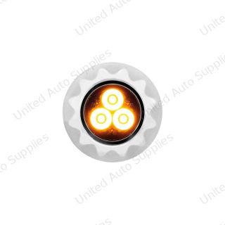 3 High Power LED Mini Warning Light - Amber LED (Bulk)