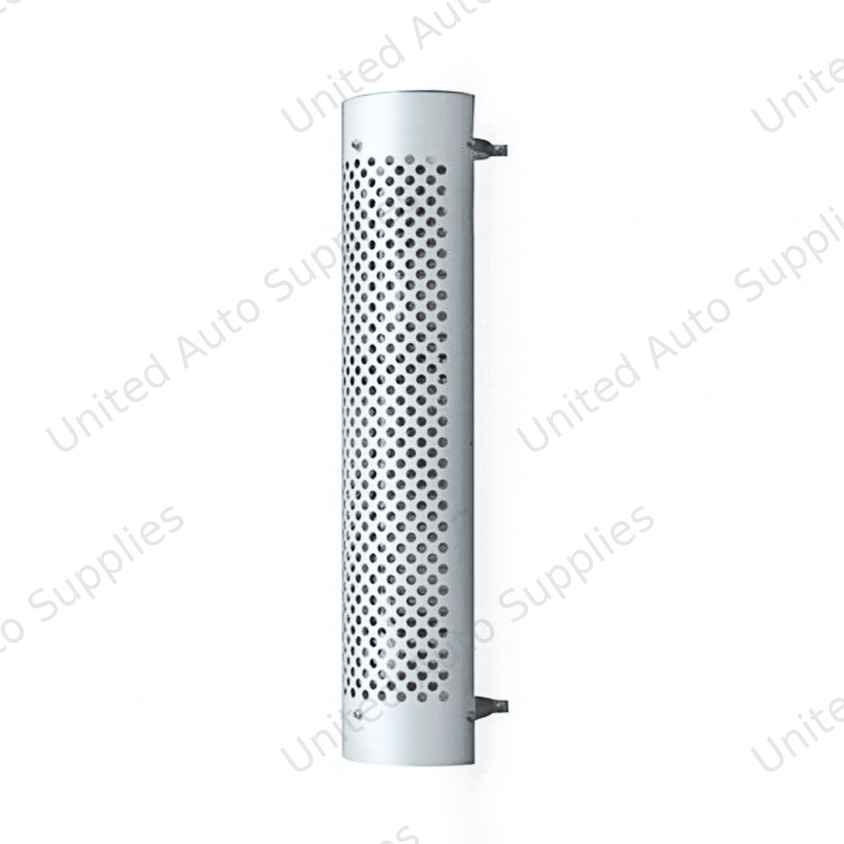 48" Tall 270 Degree Stainless Exhaust Muffler Shield For 9" Diameter Exhaust - Round Slot