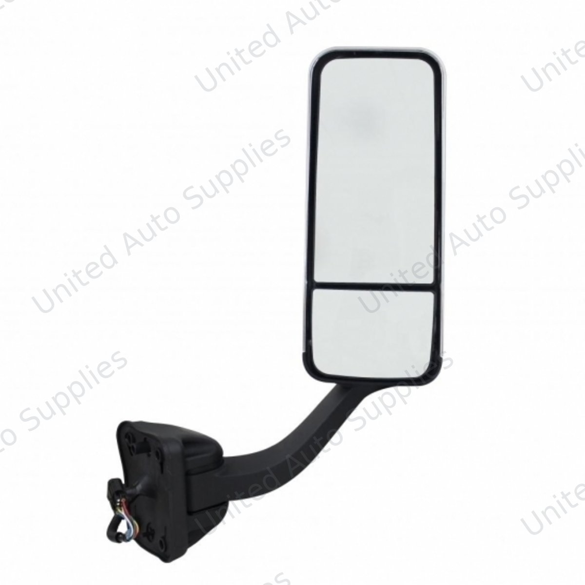 Chrome Mirror Assembly With Heated Mirror For 2008-2017 Freightliner Cascadia - Passenger