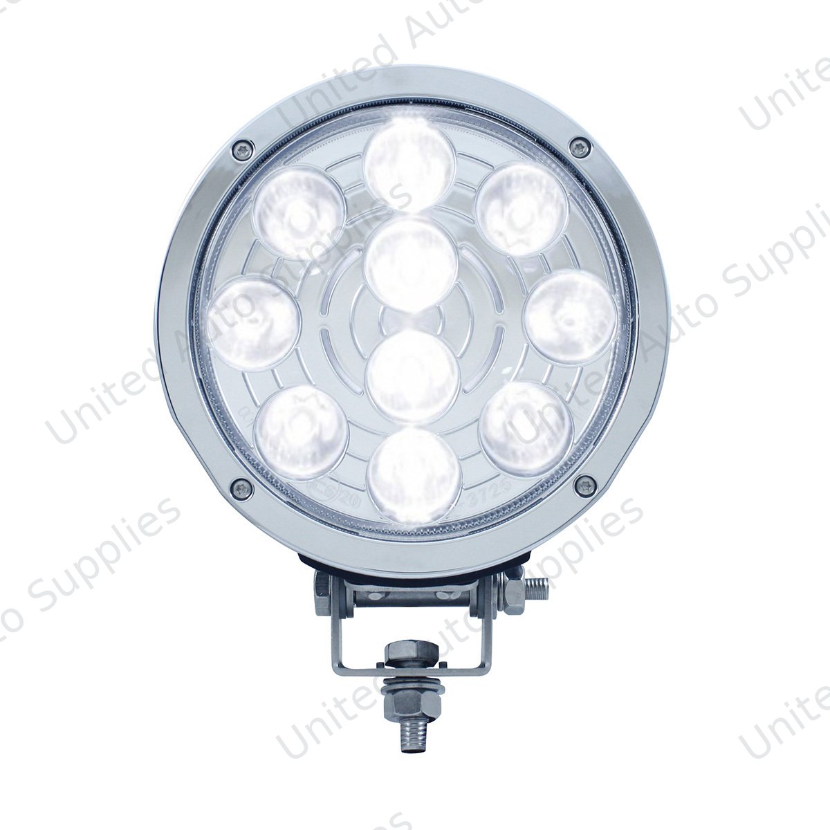 10 High Power 3-Watt LED 7" Driving Light - 1300 Lumens