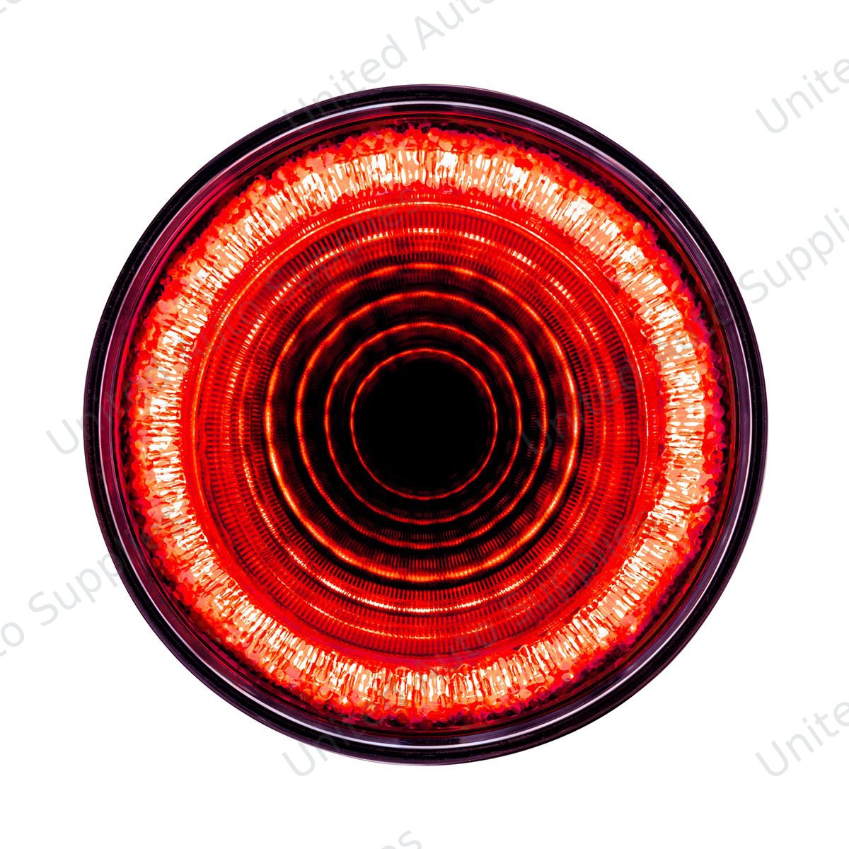 Mirage 24 LED 4" Round Stop/Turn/Tail Light - Red LED/Red Lens