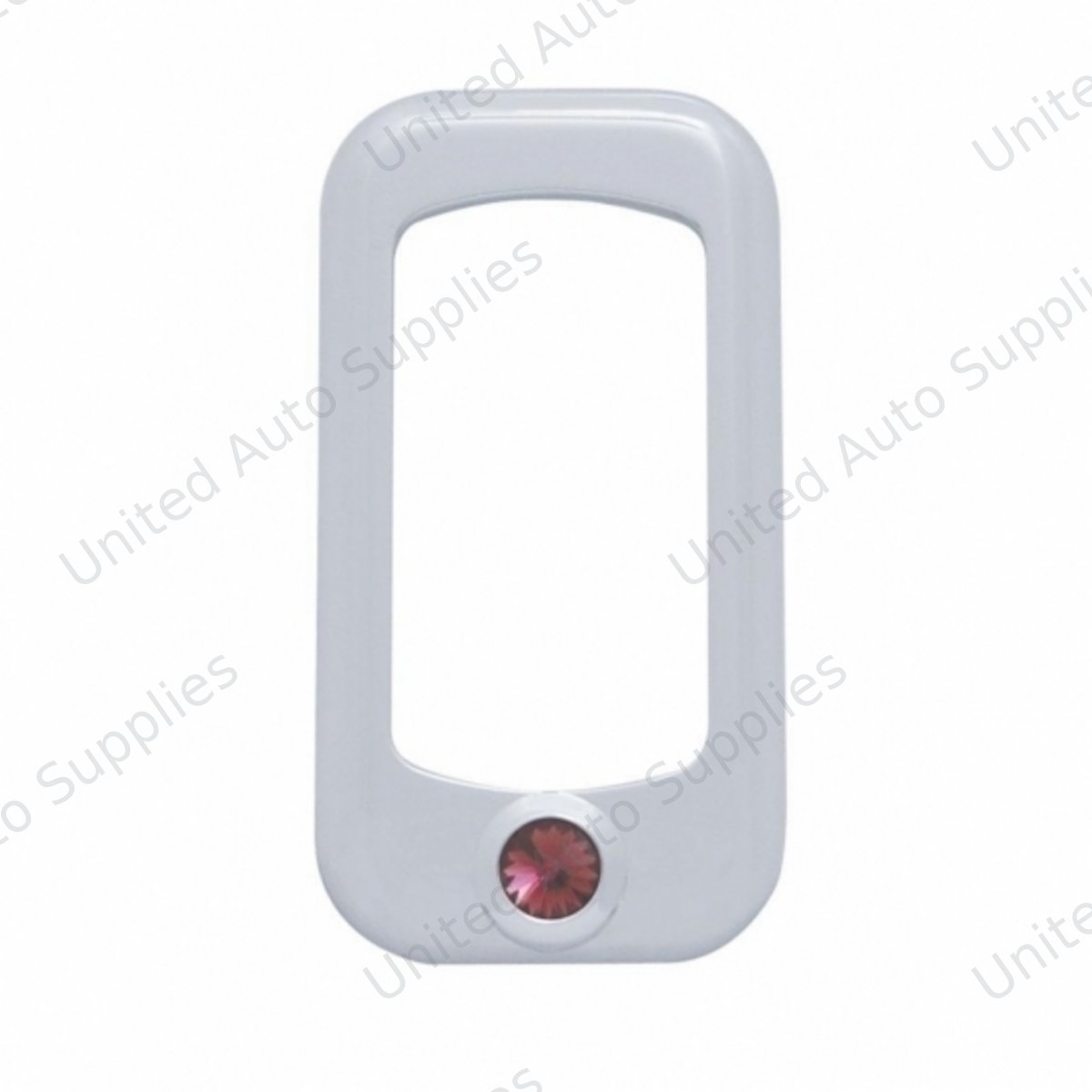 Rocker Switch Bezel For Peterbilt/ Kenworth With Purple Crystal (3-Pack)