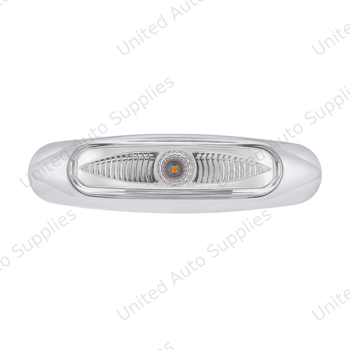 5-3/4" Wide 3 LED ViperEye Light (Clearance/Marker) - Amber LED/Clear Lens