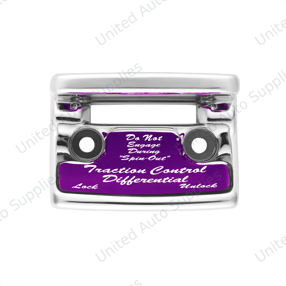 "Traction Control Differential" Switch Guard With Purple Sticker