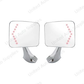 Exterior Mirror Bundle With LED Turn Signal for 1970-1972 Chevy & GMC Truck (Pair)