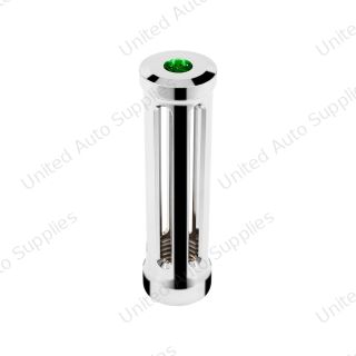 M30X3.5 Thread-On Sonoma Gearshift Knob-Dark Green Crystal/Chrome