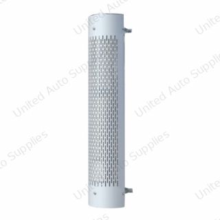 48" Tall 270 Degree Stainless Exhaust Muffler Shield For 9" Diameter Exhaust - Vertical Slot