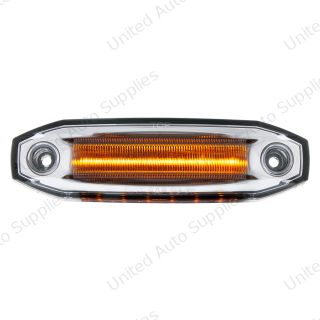 6 Amber LED Light (Clearance/Marker) With 6 Amber LED Side Ditch Light