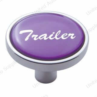 "Trailer" Short Air Valve Knob - Purple Glossy Sticker