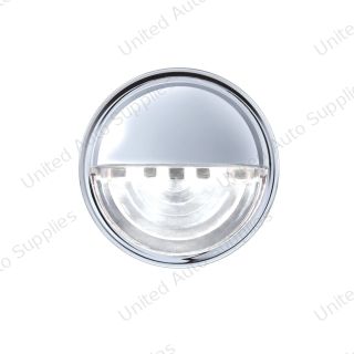 4 LED Round License Light - White LED (Bulk)