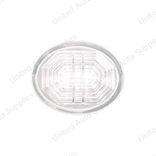 3 LED Oval Auxiliary Light-White LED/Clear Lens