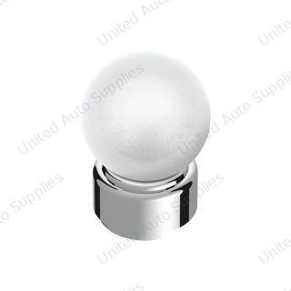 Thread-On Bristol Gearshift Knob with 9/10 Speed Adapter-Pearl White