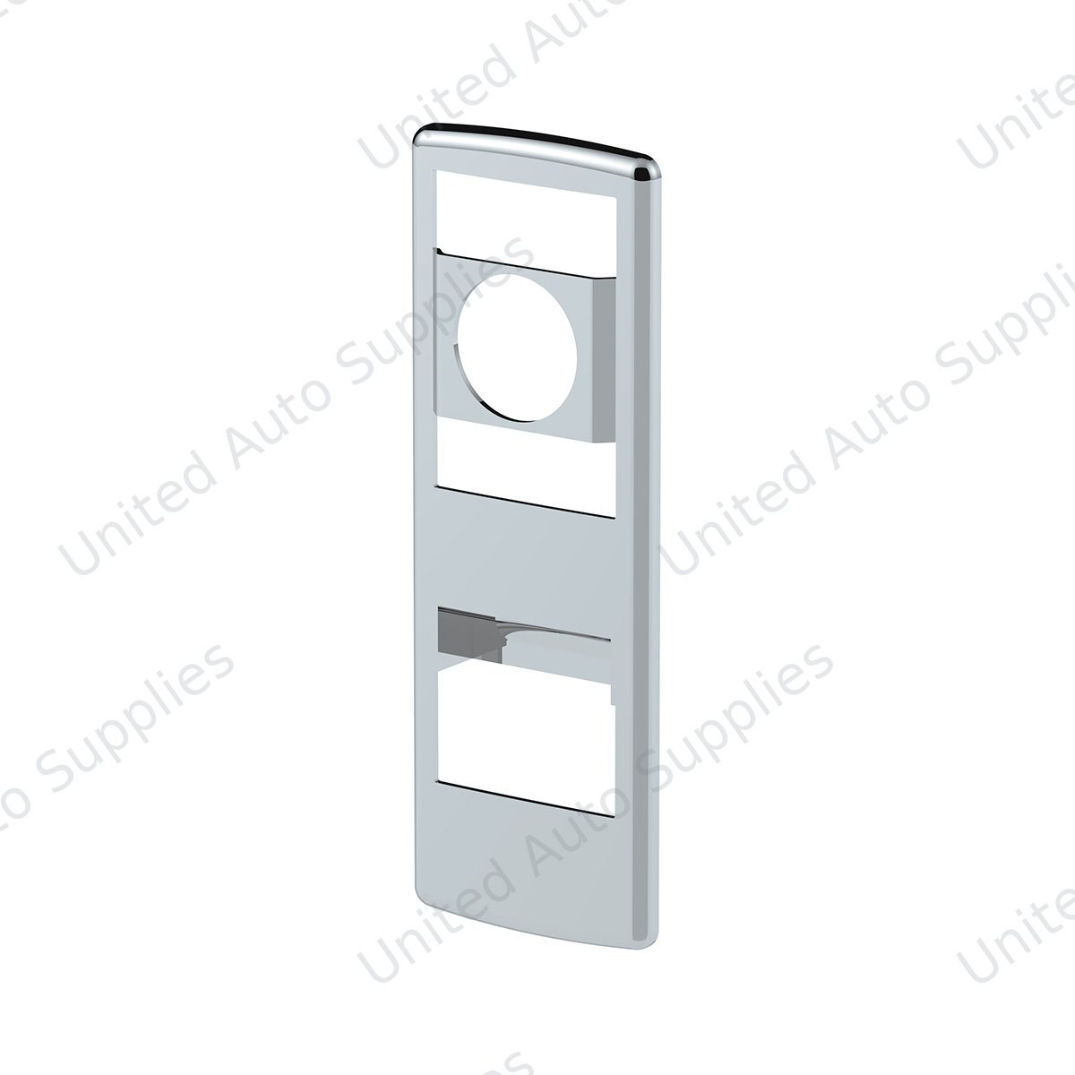 Chrome Door Switch Cover With Power Windows/Mirrors For 2018-2026 Freightliner Cascadia - Driver